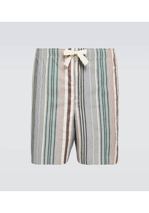 Orlebar Brown Alex striped cotton shorts