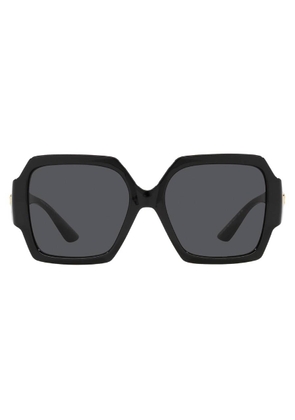 Versace Dark Grey Square Ladies Sunglasses VE4453 GB1/87 56