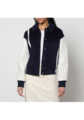 Axel Arigato Bay Wool and Shell Varsity Jacket - XS