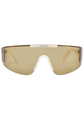 Moncler Ombrate Honey Shield Unisex Sunglasses ML0247 25E 00