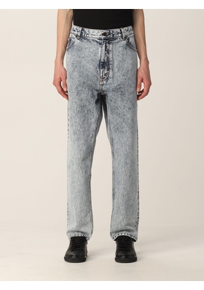 Saint Laurent washed denim cropped jeans