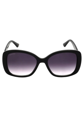Gucci Grey Gradient Square Ladies Sunglasses GG0762S 001 56