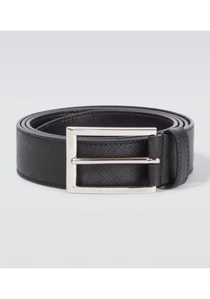 Prada Logo Saffiano leather belt