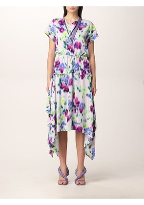 Kenzo midi dress with Blurred Flowers print