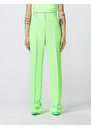Trousers MSGM Woman colour Acid Green