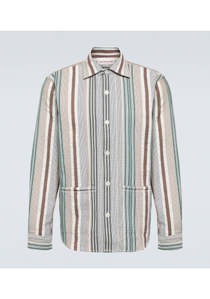 Orlebar Brown Barkley striped cotton shirt