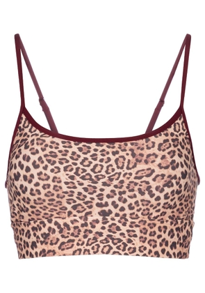 The Upside Natacha leopard-print sports bra