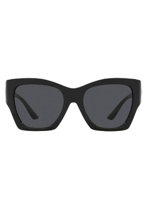 Versace Dark Grey Irregular Ladies Sunglasses VE4452 GB1/87 55