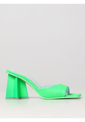 Heeled Sandals CHIARA FERRAGNI Woman colour Green