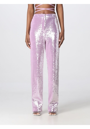 Trousers ROTATE Woman colour Lilac