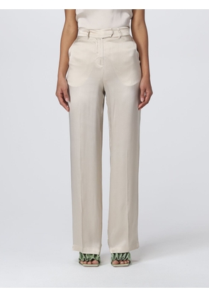 Trousers SEMICOUTURE Woman colour Yellow Cream