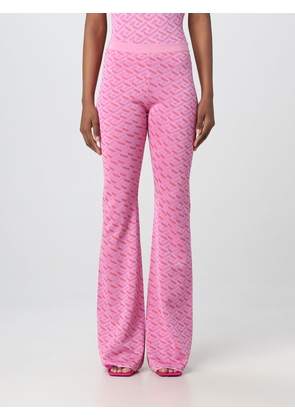 Trousers VERSACE Woman colour Pink
