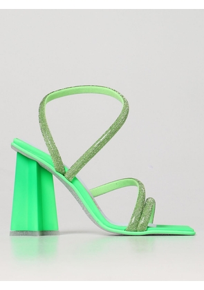 Heeled Sandals CHIARA FERRAGNI Woman colour Green