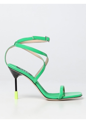 Heeled Sandals MSGM Woman colour Green