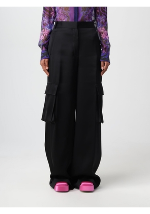 Trousers VERSACE Woman colour Black
