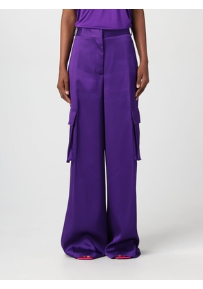 Trousers VERSACE Woman colour Violet