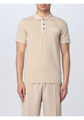 Polo Shirt EA7 Men colour Beige
