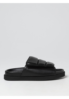 Flat Sandals GIA BORGHINI Woman colour Black