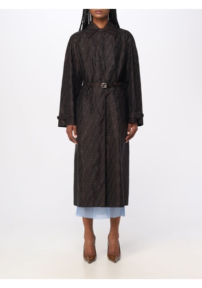 Trench Coat FENDI Woman colour Black
