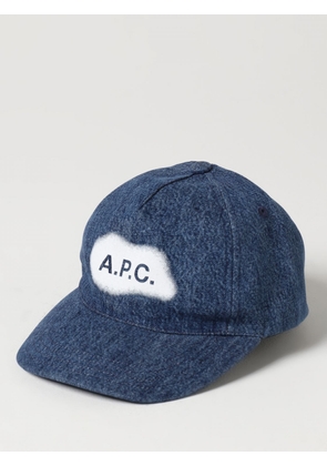 Hat A.P.C. Men colour Indigo