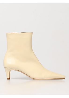 Flat Ankle Boots STAUD Woman colour Cream