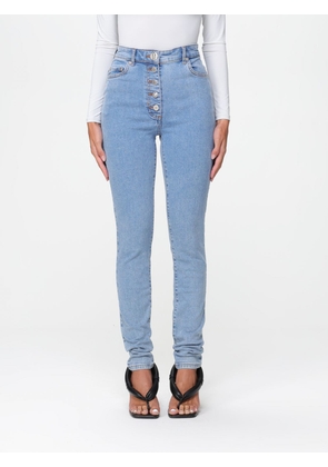 Trousers MOSCHINO JEANS Woman colour Denim