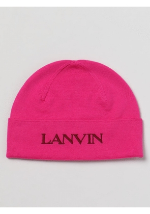 Hat LANVIN Woman colour Fuchsia