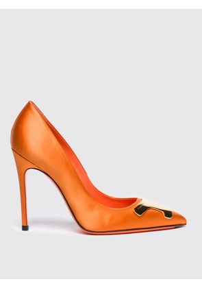 Court Shoes SANTONI Woman colour Orange