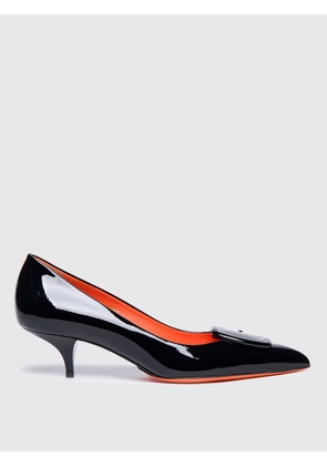 Court Shoes SANTONI Woman colour Black