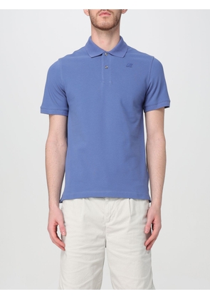 Polo Shirt K-WAY Men colour Gnawed Blue