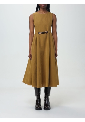 Dress 'S MAX MARA Woman colour Mustard