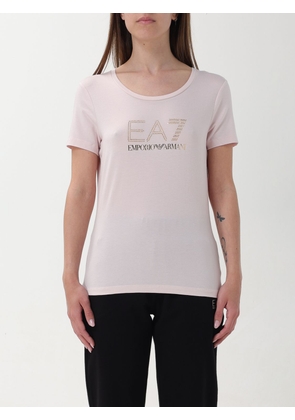 T-Shirt EA7 Woman colour Blush Pink
