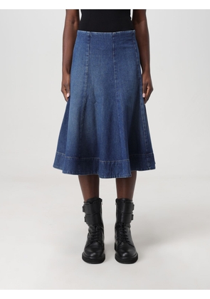 Skirt KHAITE Woman colour Denim
