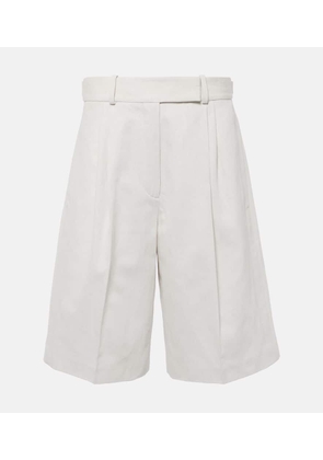 Proenza Schouler Jenny cotton and linen Bermuda shorts