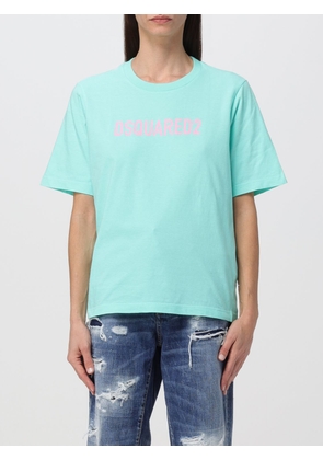 T-Shirt DSQUARED2 Woman colour Gnawed Blue