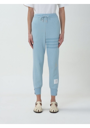 Trousers THOM BROWNE Woman colour Blue