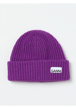 Hat GANNI Woman colour Violet
