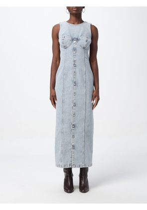 Dress 7 FOR ALL MANKIND Woman colour Denim