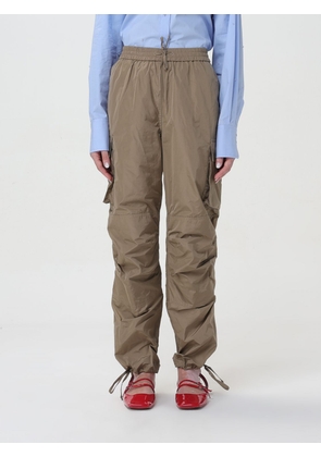 Trousers MSGM Woman colour Military