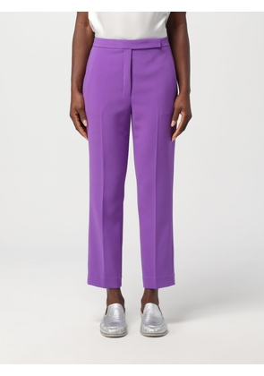 Trousers THEORY Woman colour Peony