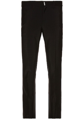 Givenchy Classic Fit Trousers in Black & Silvery - Black. Size 48 (also in ).