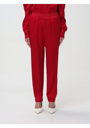 Trousers SEMICOUTURE Woman colour Red