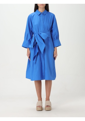 Dress 'S MAX MARA Woman colour Blue