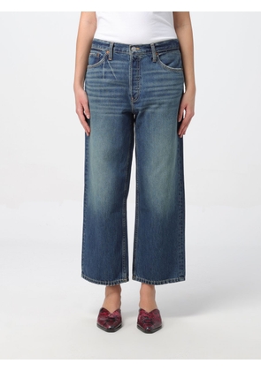 Jeans RE/DONE Woman colour Denim