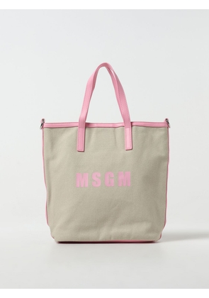 Handbag MSGM Woman colour Pink