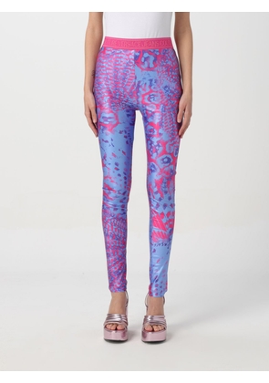 Trousers VERSACE JEANS COUTURE Woman colour Gnawed Blue