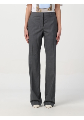 Trousers MOSCHINO COUTURE Woman colour Grey