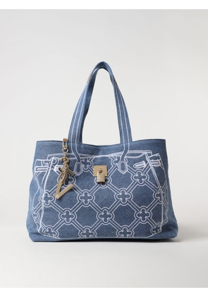 Tote Bags V73 Woman colour Blue