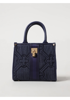 Tote Bags V73 Woman colour Blue