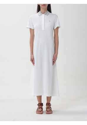 Dress BRUNELLO CUCINELLI Woman colour White